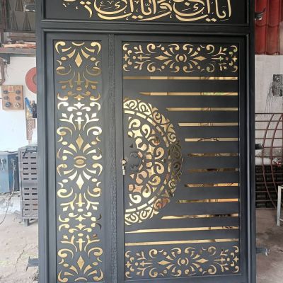 Unique Steel & Fabric Glass Work